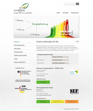 EnoSachs-Website mit simpilio-CMS – Energieoptimierung Sachsen…